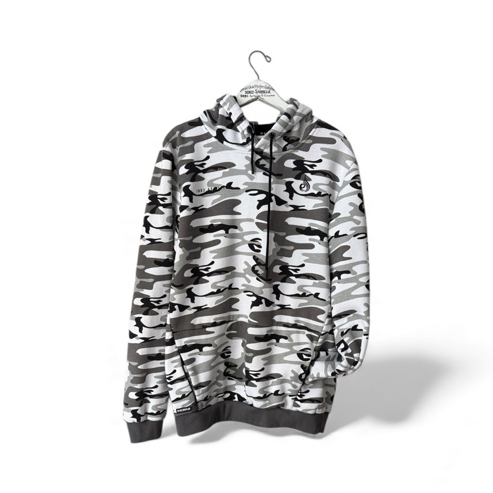 Ryderwear Restore Pullover Hoodie In White Camo Size 2XL